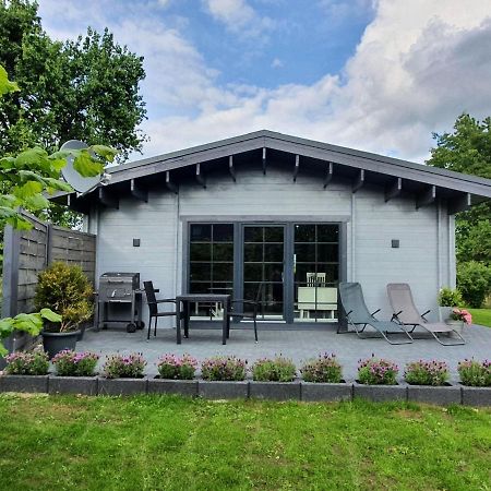 Idyllisches-Blockbohlenhaus-Mit-Eigenem-Garten-Und-Sauna-Zum-Wohlfuehlen Martensrade Dış mekan fotoğraf